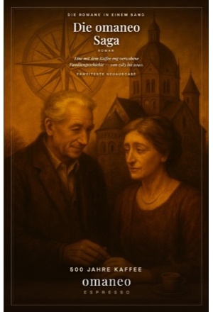 Die omaneo Saga — portada, alemán