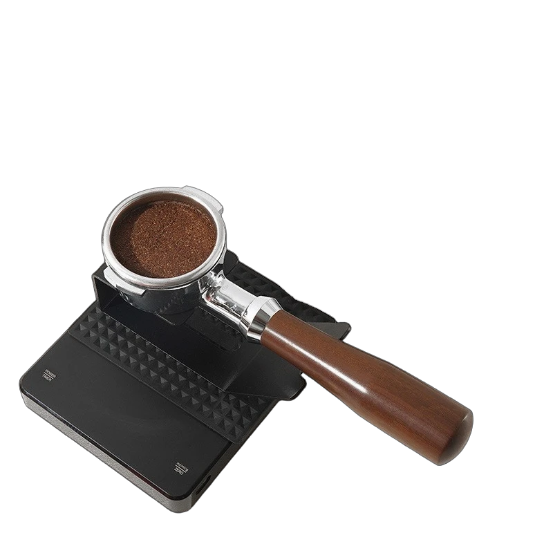 Support de porte-filtre avec station de tassage